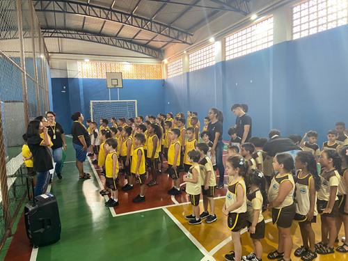 Estudantes do Mundo Encantado e Pirâmide